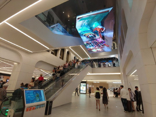 면세업계가 상반기에 사상 최대 실적을 기록했다. 사진은 신세계면세점 강남점 전경. <신세계디에프 제공>